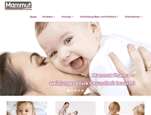 Tablet Screenshot of mammut-pharma.com